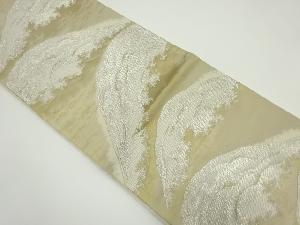 アンティーク　霞に遠山模様織り出し袋帯（材料）
